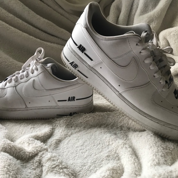 Nike Air Force 1 Low Double Air Low White Black - Picture 2 of 4